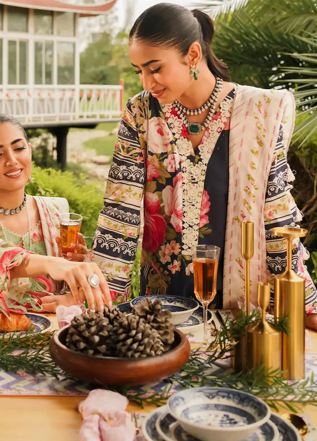 Elaf Printed Lawn Suits Unstitched 3 Piece EF24PL EEP-05B Amica