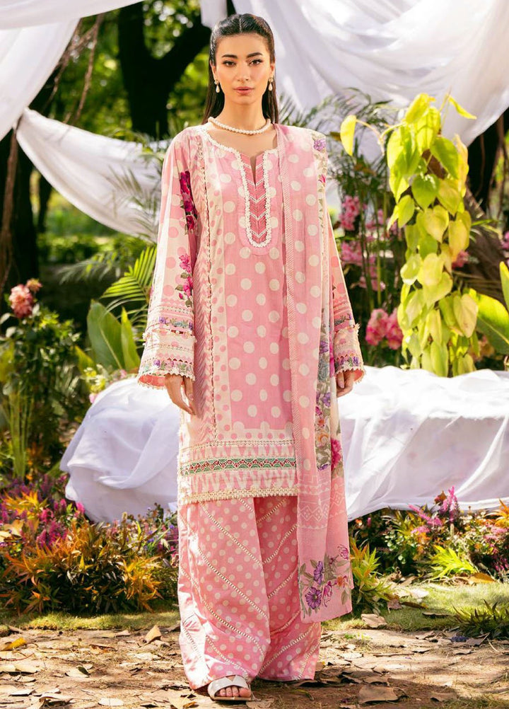 Elaf Printed Lawn Suits Unstitched 3 Piece EF25EP EPS-2 A - Summer Collection