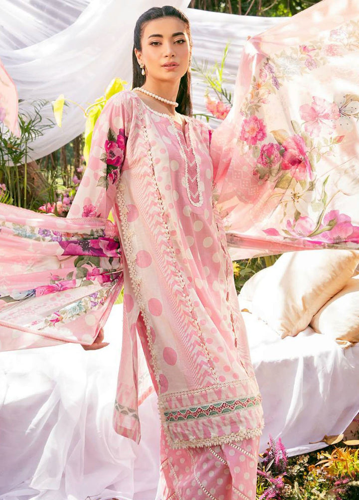 Elaf Printed Lawn Suits Unstitched 3 Piece EF25EP EPS-2 A - Summer Collection