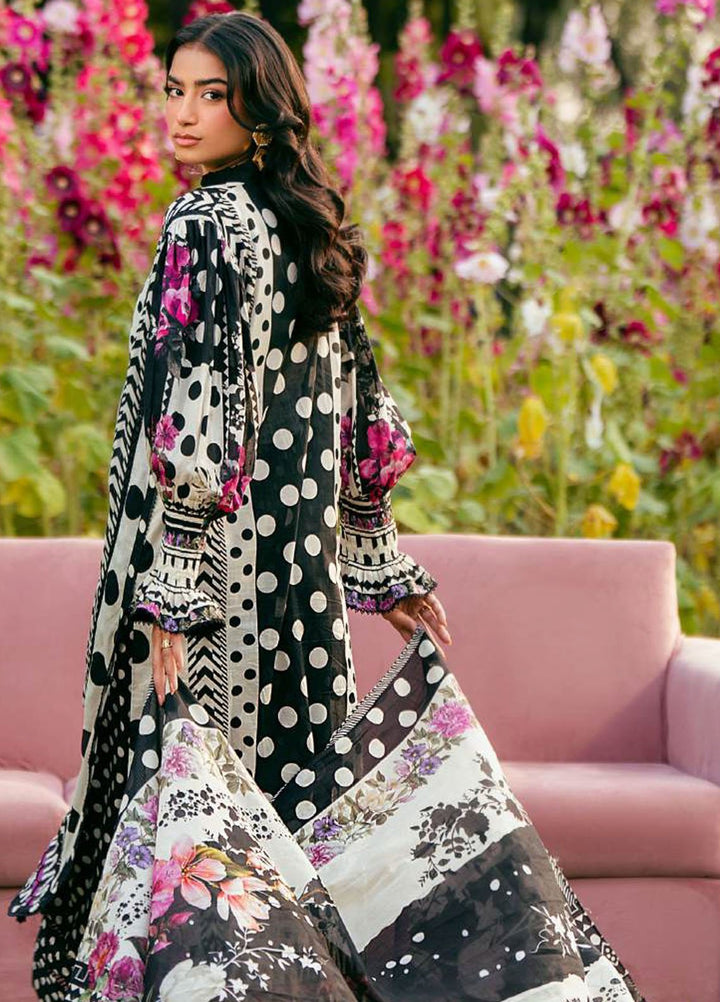 Elaf Printed Lawn Suits Unstitched 3 Piece EF25EP EPS-2 B - Summer Collection