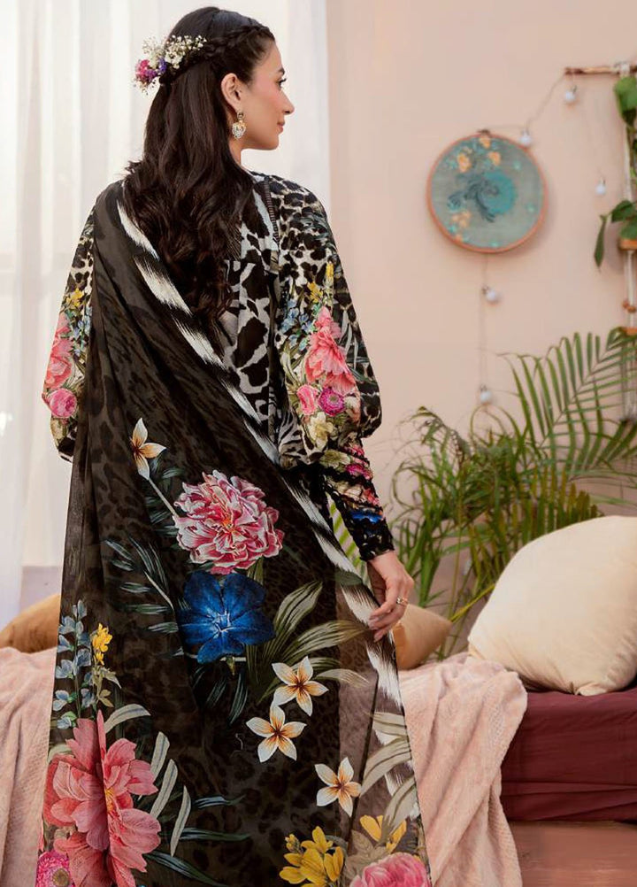 Elaf Printed Lawn Suits Unstitched 3 Piece EF25EP EPS-4 B - Summer Collection