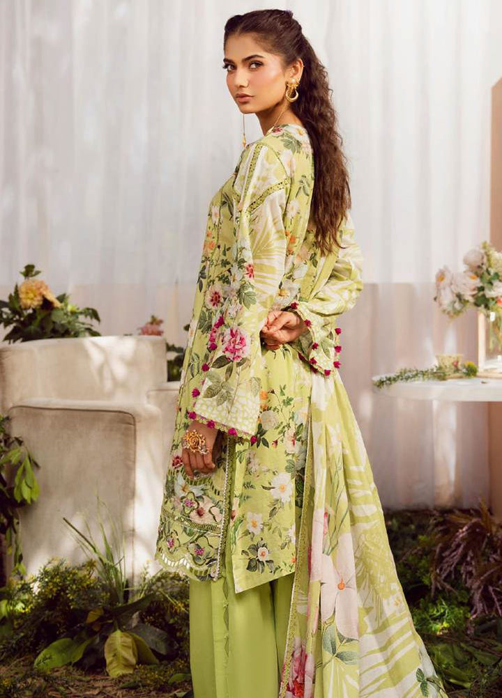 Elaf Printed Lawn Suits Unstitched 3 Piece EF25EP EPS-5 A - Summer Collection