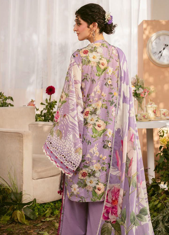 Elaf Printed Lawn Suits Unstitched 3 Piece EF25EP EPS-5 B - Summer Collection