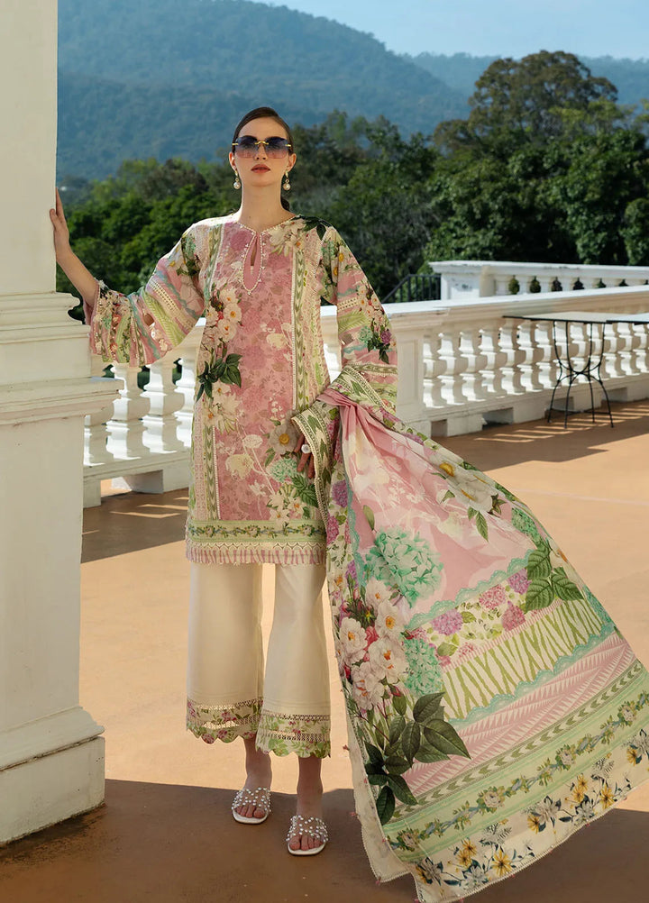 Elaf Printed Lawn Suits Unstitched 3 Piece EF25PL EPE-01 A - Summer Collection