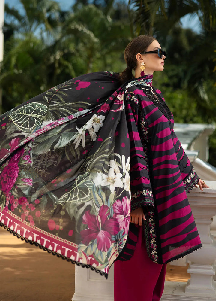 Elaf Printed Lawn Suits Unstitched 3 Piece EF25PL EPE-02 B - Summer Collection