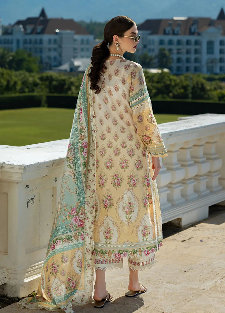 Elaf Printed Lawn Suits Unstitched 3 Piece EF25PL EPE-03 A - Summer Collection