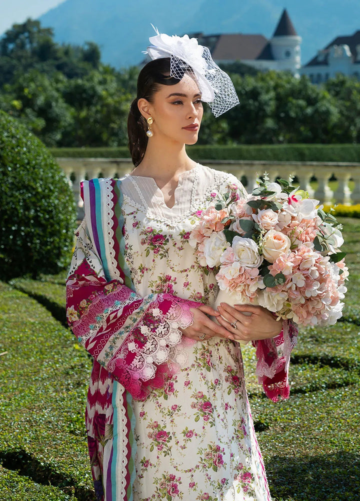 Elaf Printed Lawn Suits Unstitched 3 Piece EF25PL EPE-05 A - Summer Collection