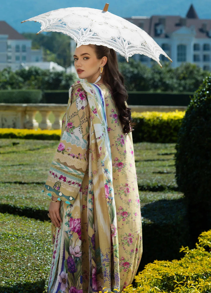 Elaf Printed Lawn Suits Unstitched 3 Piece EF25PL EPE-05 B - Summer Collection