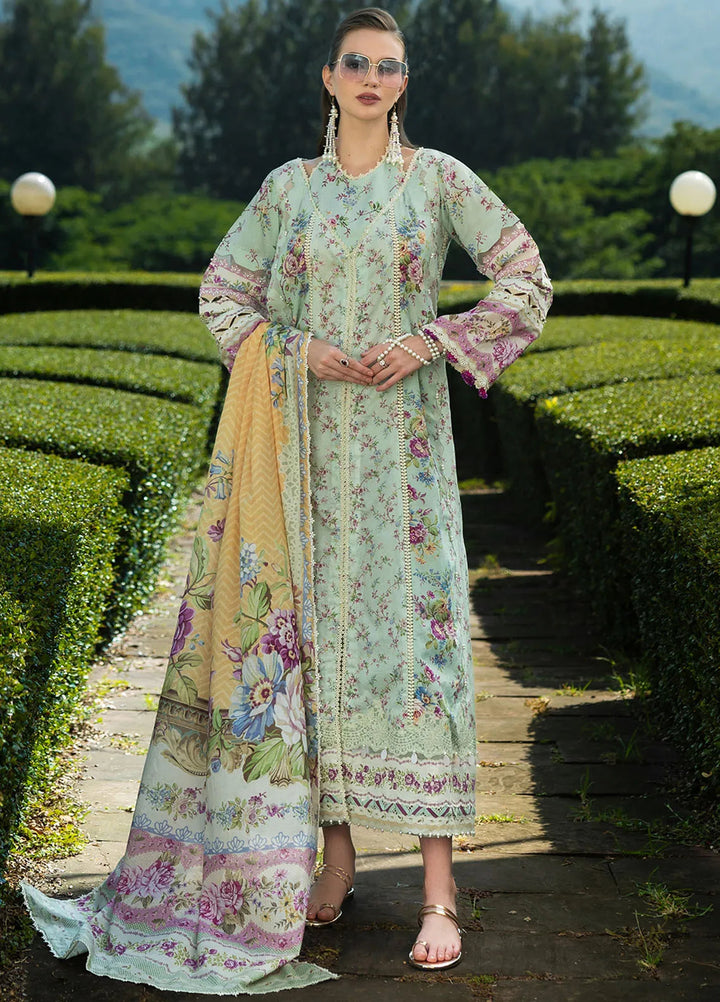 Elaf Printed Lawn Suits Unstitched 3 Piece EF25PL EPE-07 A - Summer Collection