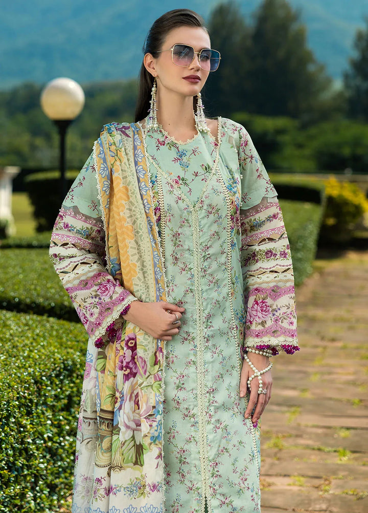 Elaf Printed Lawn Suits Unstitched 3 Piece EF25PL EPE-07 A - Summer Collection