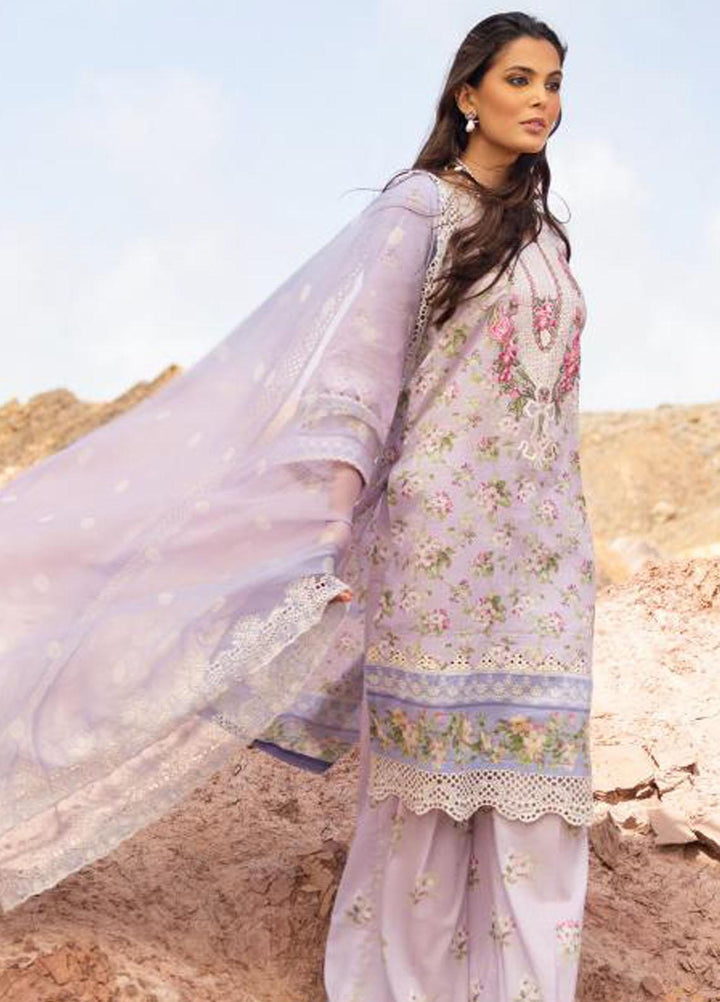 Elaf Embroidered Lawn Suits Unstitched 3 Piece EF23SL ESC-01A - Summer Collection