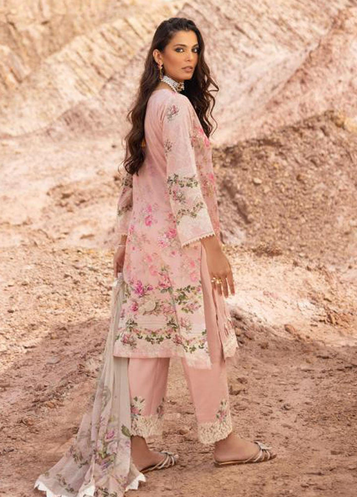 Elaf Embroidered Lawn Suits Unstitched 3 Piece EF23SL ESC-02A - Summer Collection