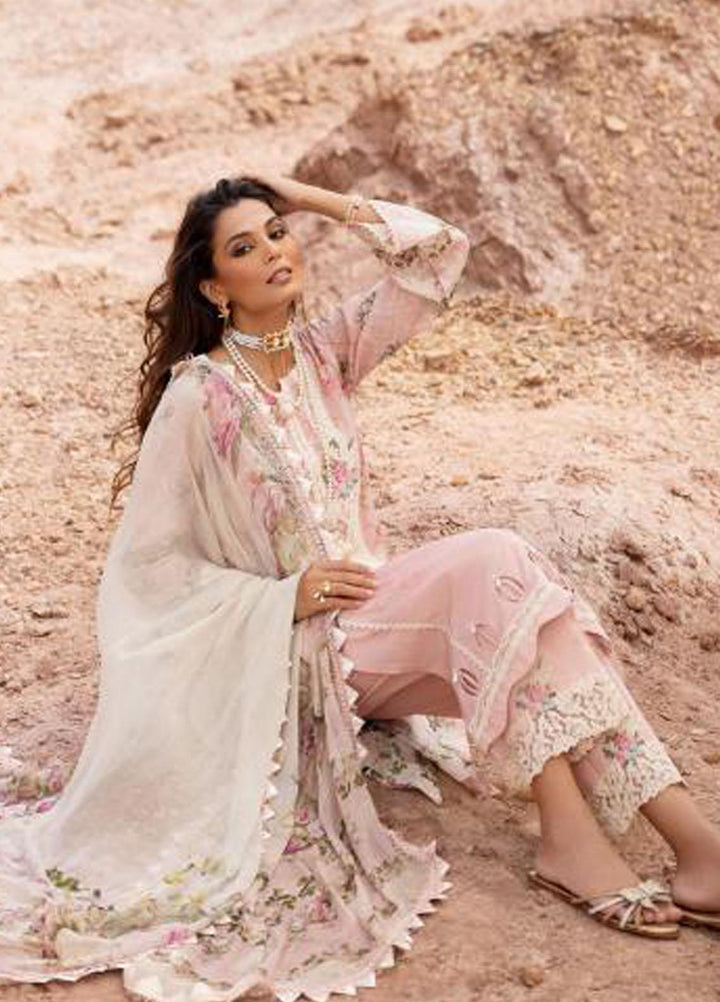 Elaf Embroidered Lawn Suits Unstitched 3 Piece EF23SL ESC-02A - Summer Collection