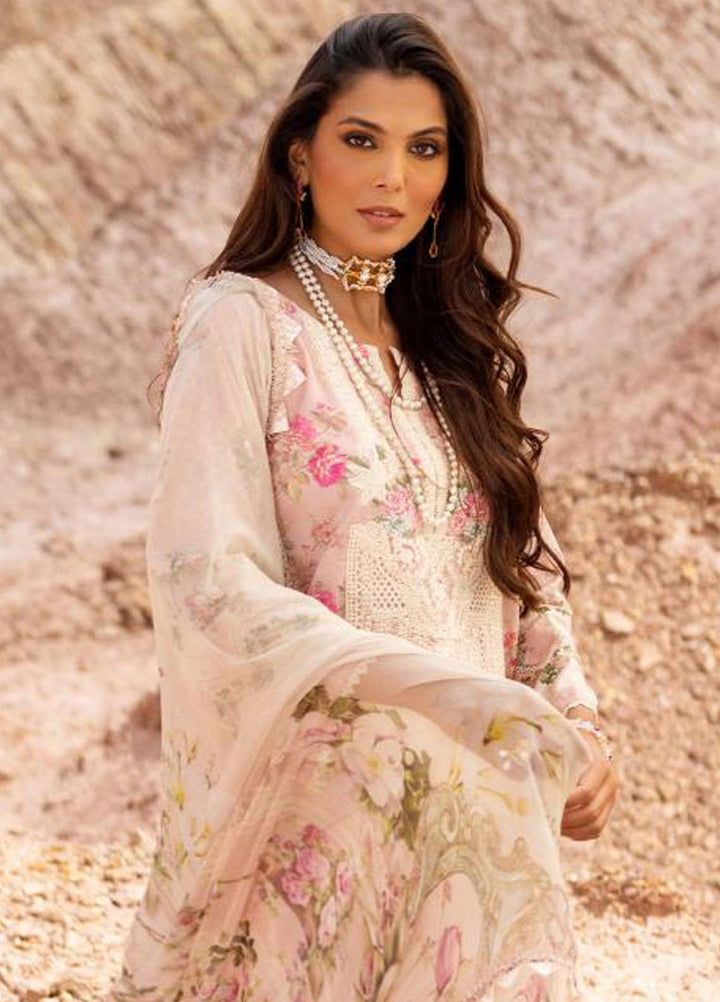 Elaf Embroidered Lawn Suits Unstitched 3 Piece EF23SL ESC-02A - Summer Collection