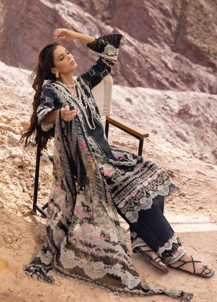 Elaf Embroidered Lawn Suits Unstitched 3 Piece EF23SL ESC-03A - Summer Collection