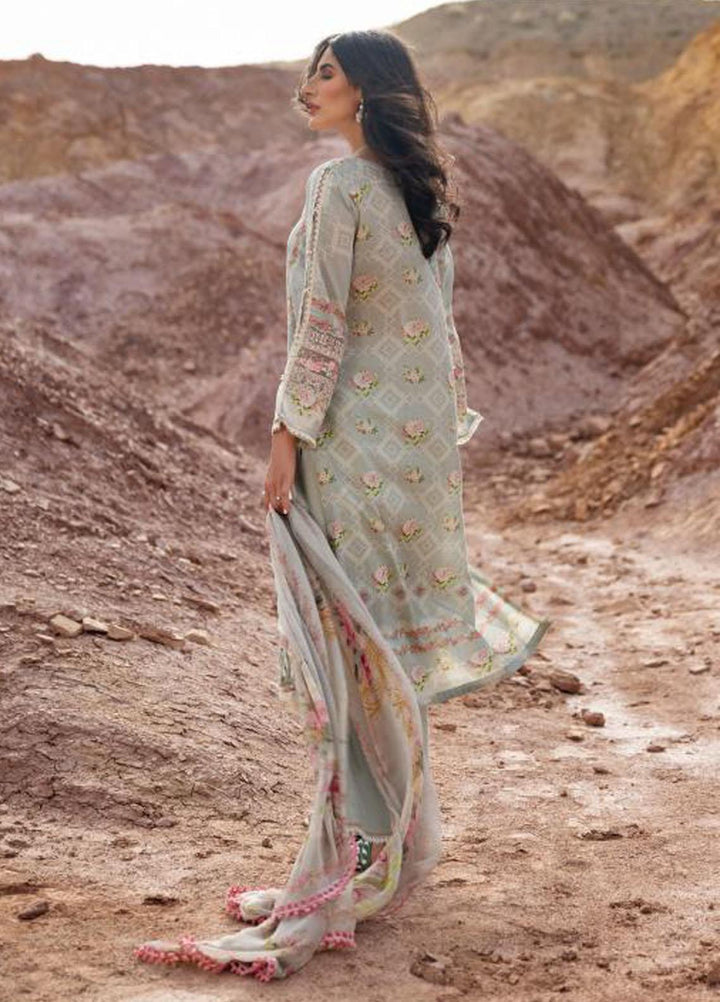 Elaf Embroidered Lawn Suits Unstitched 3 Piece EF23SL ESC-03B - Summer Collection