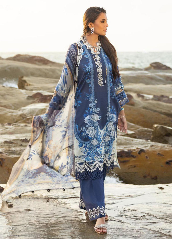 Elaf Embroidered Lawn Suits Unstitched 3 Piece EF23SL ESC-04B - Summer Collection