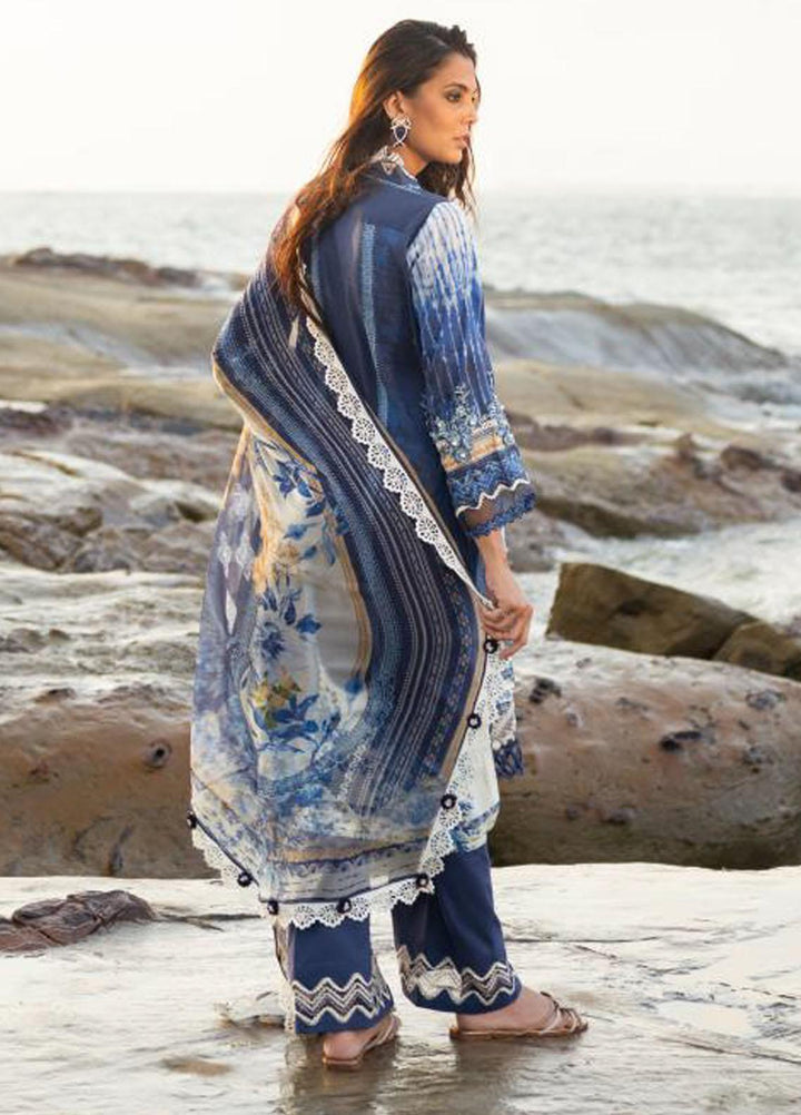 Elaf Embroidered Lawn Suits Unstitched 3 Piece EF23SL ESC-04B - Summer Collection