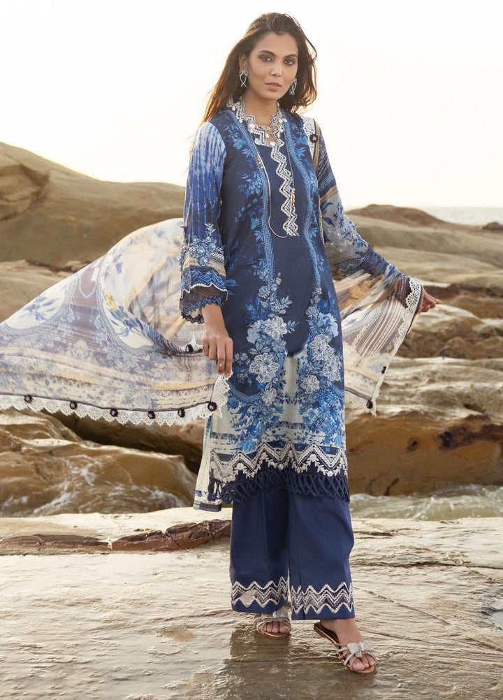 Elaf Embroidered Lawn Suits Unstitched 3 Piece EF23SL ESC-04B - Summer Collection