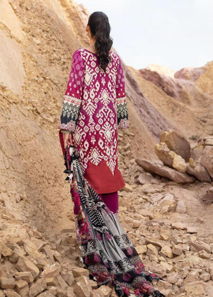 Elaf Embroidered Lawn Suits Unstitched 3 Piece EF23SL ESC-05B - Summer Collection