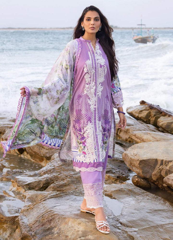 Elaf Embroidered Lawn Suits Unstitched 3 Piece EF23SL ESC-06B - Summer Collection