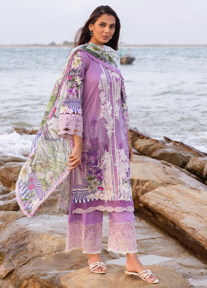 Elaf Embroidered Lawn Suits Unstitched 3 Piece EF23SL ESC-06B - Summer Collection