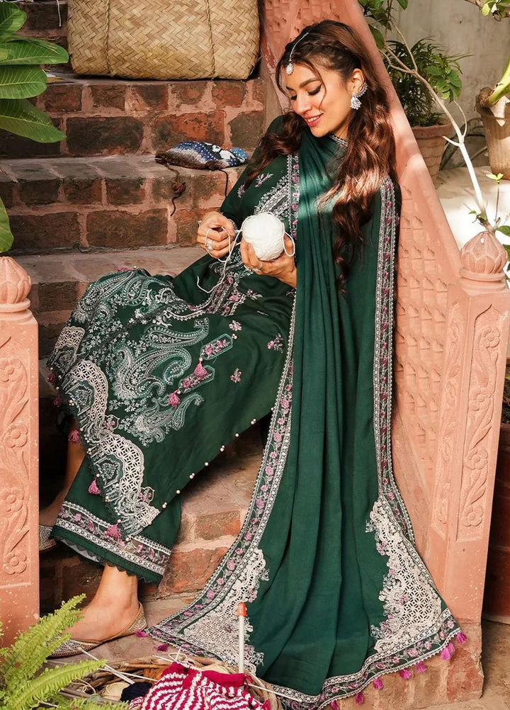 Elaf Embroidered Khaddar Suits Unstitched 3 Piece EF23LW EKW-01B Arzoo - Winter Collection