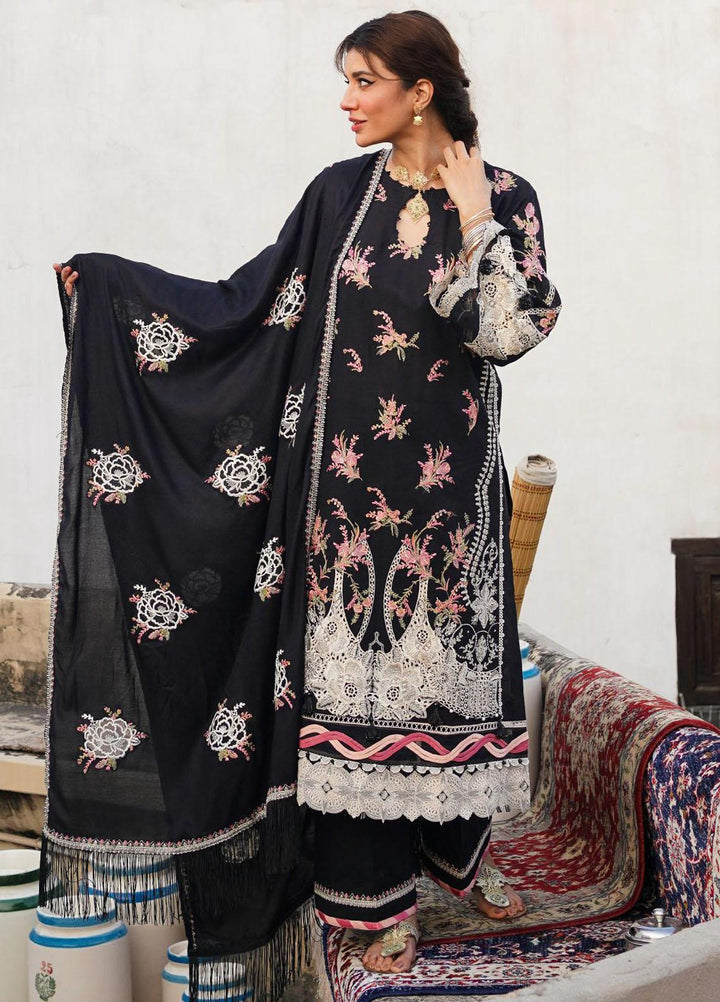 Elaf Embroidered Khaddar Suits Unstitched 3 Piece EF23LW EKW-02 Banafsh - Winter Collection