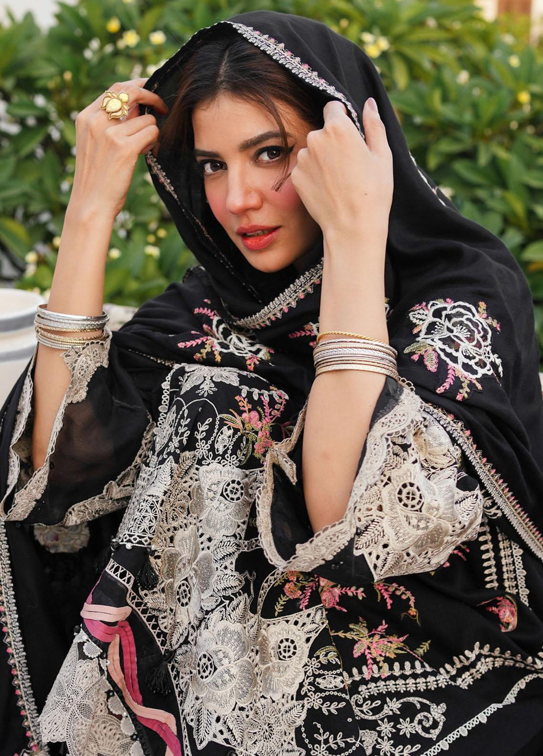 Elaf Embroidered Khaddar Suits Unstitched 3 Piece EF23LW EKW-02 Banafsh - Winter Collection