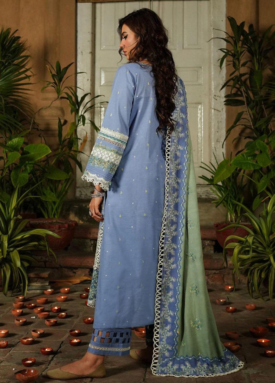 Elaf Embroidered Khaddar Suits Unstitched 3 Piece EF23LW EKW-04B Afsana - Winter Collection