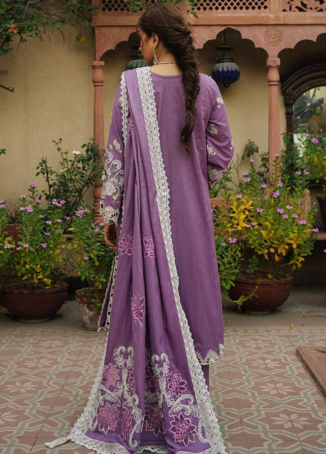 Elaf Embroidered Khaddar Suits Unstitched 3 Piece EF23LW EKW-06 Roshni - Winter Collection