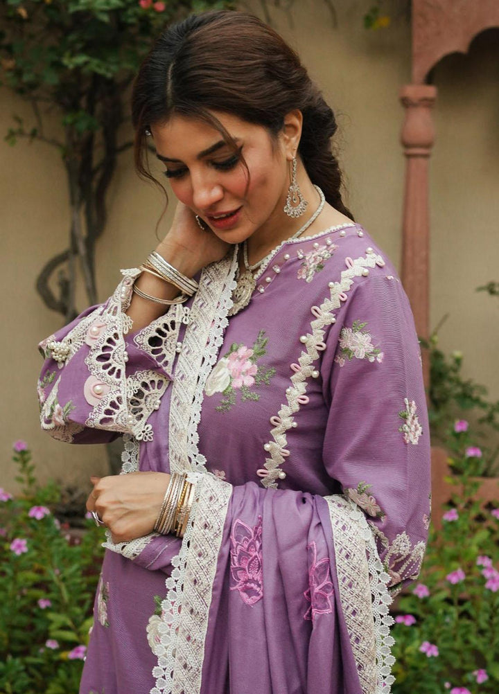 Elaf Embroidered Khaddar Suits Unstitched 3 Piece EF23LW EKW-06 Roshni - Winter Collection