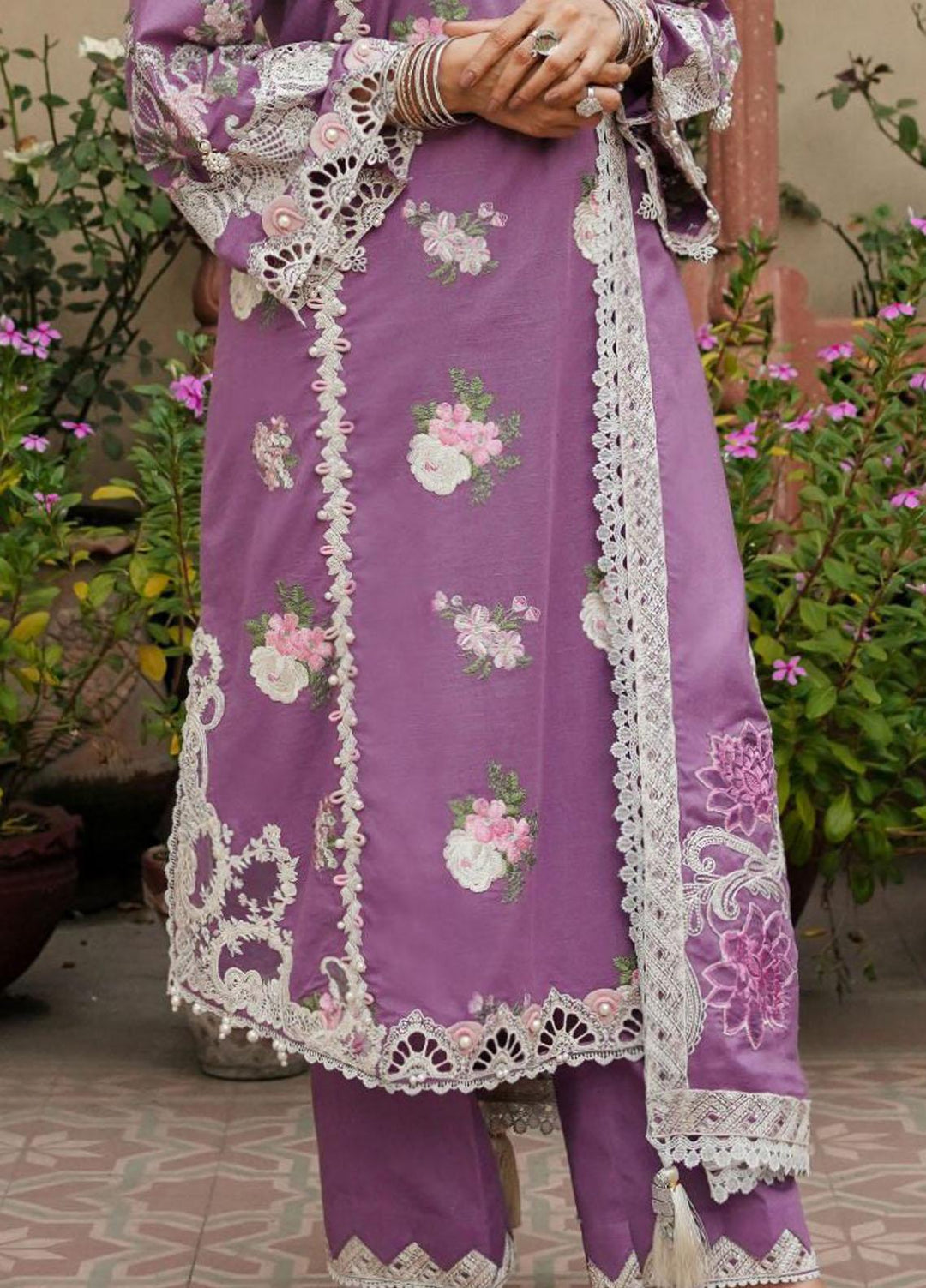 Elaf Embroidered Khaddar Suits Unstitched 3 Piece EF23LW EKW-06 Roshni - Winter Collection