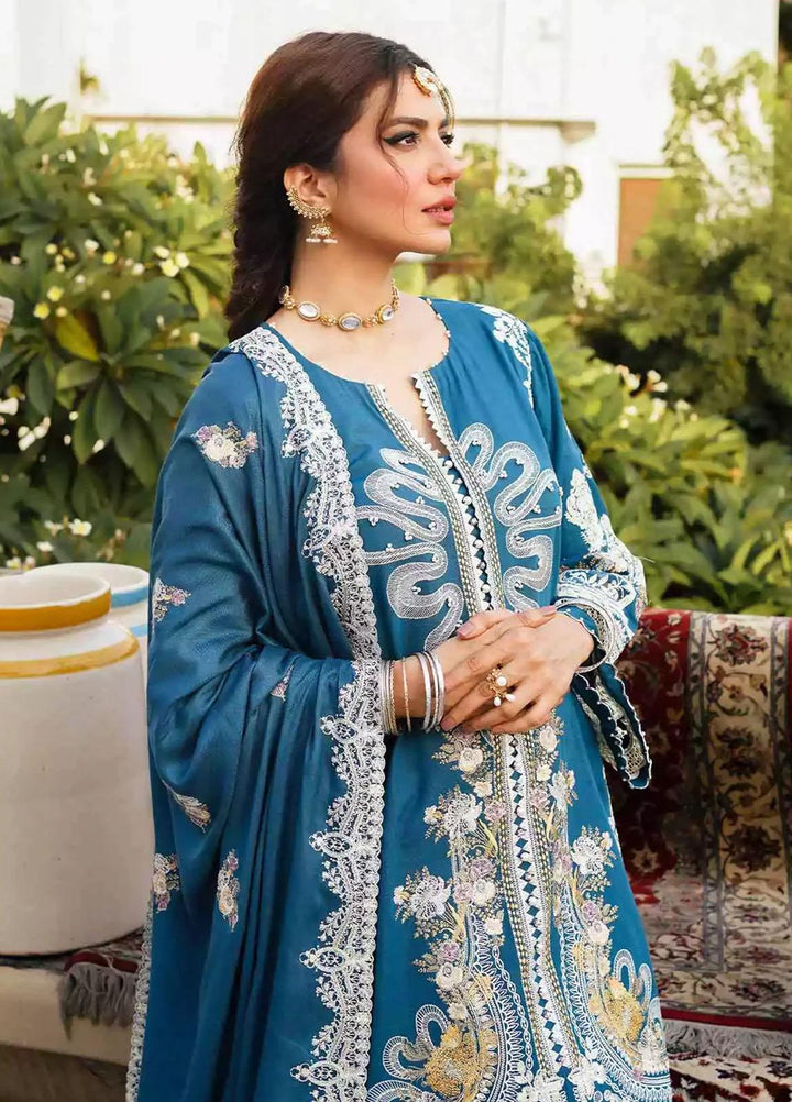 Elaf Embroidered Khaddar Suits Unstitched 3 Piece EF23LW EKW-07 Falak - Winter Collection