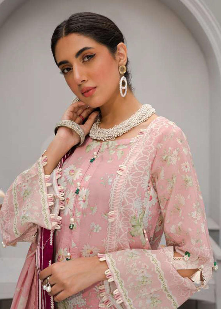 Elaf Printed Lawn Suits Unstitched 3 Piece EF23L EPP-01A - Summer Collection