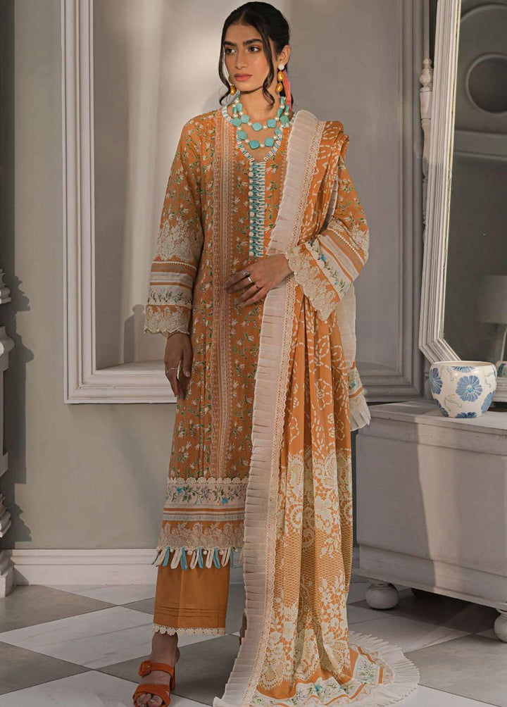 Elaf Printed Lawn Suits Unstitched 3 Piece EF23L EPP-02A - Summer Collection