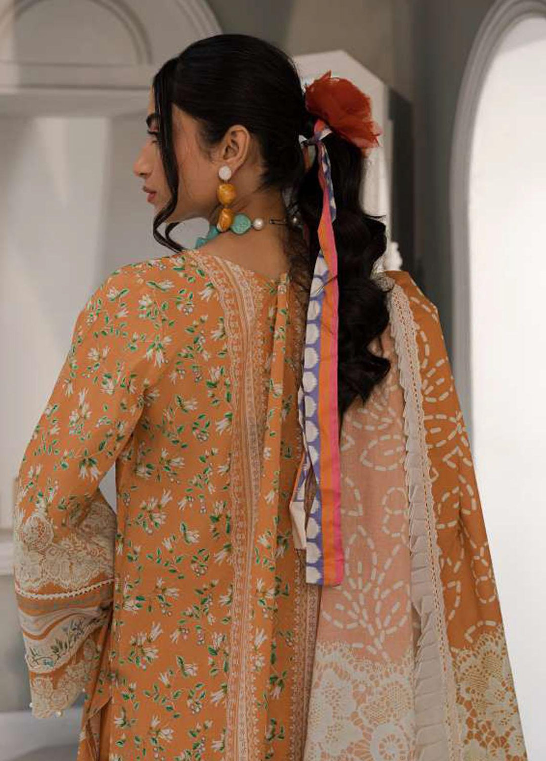 Elaf Printed Lawn Suits Unstitched 3 Piece EF23L EPP-02A - Summer Collection