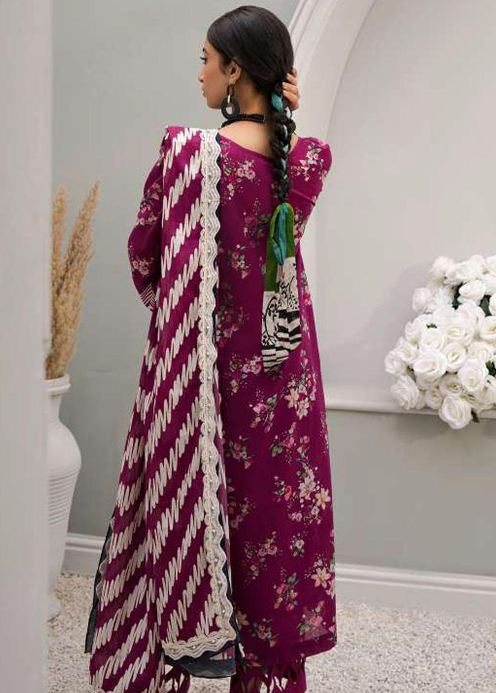 Elaf Printed Lawn Suits Unstitched 3 Piece EF23L EPP-03A - Summer Collection