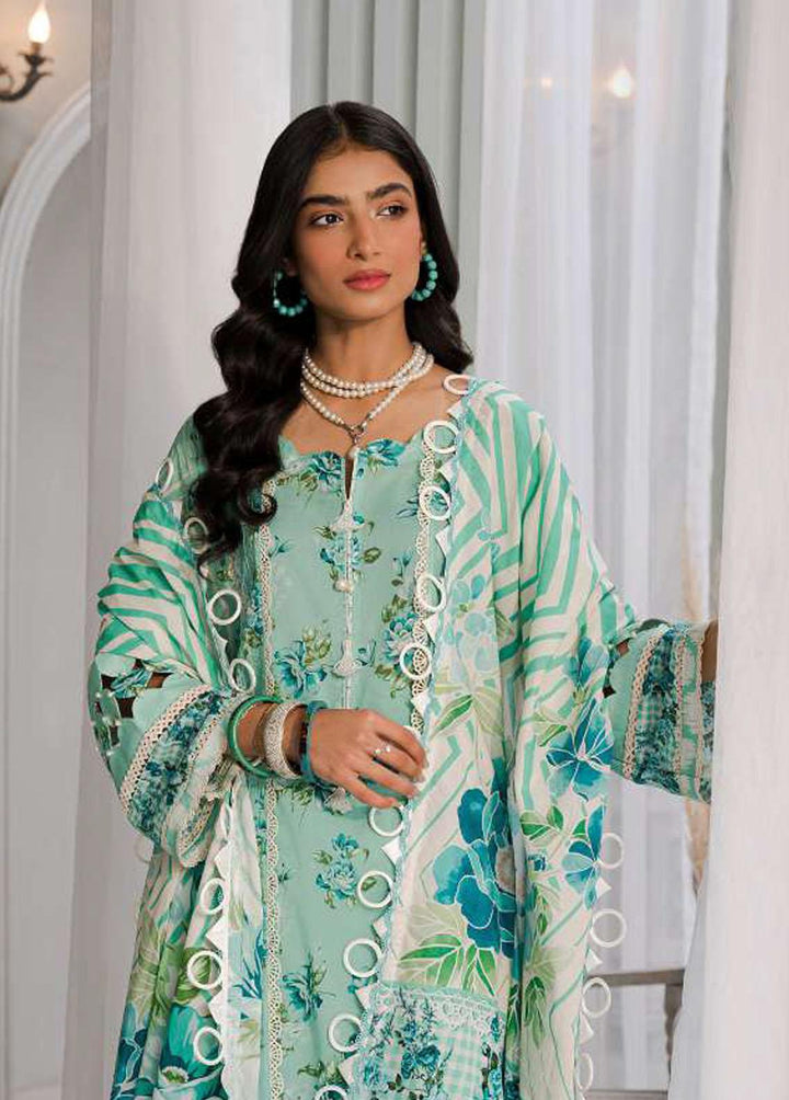 Elaf Printed Lawn Suits Unstitched 3 Piece EF23L EPP-04B - Summer Collection