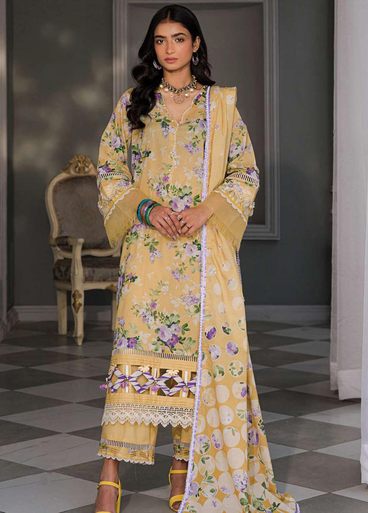 Elaf Printed Lawn Suits Unstitched 3 Piece EF23L EPP-05A - Summer Collection