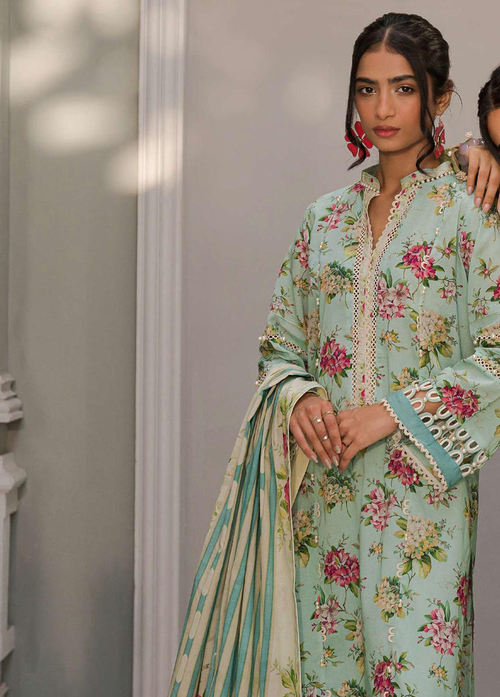 Elaf Printed Lawn Suits Unstitched 3 Piece EF23L EPP-06B - Summer Collection