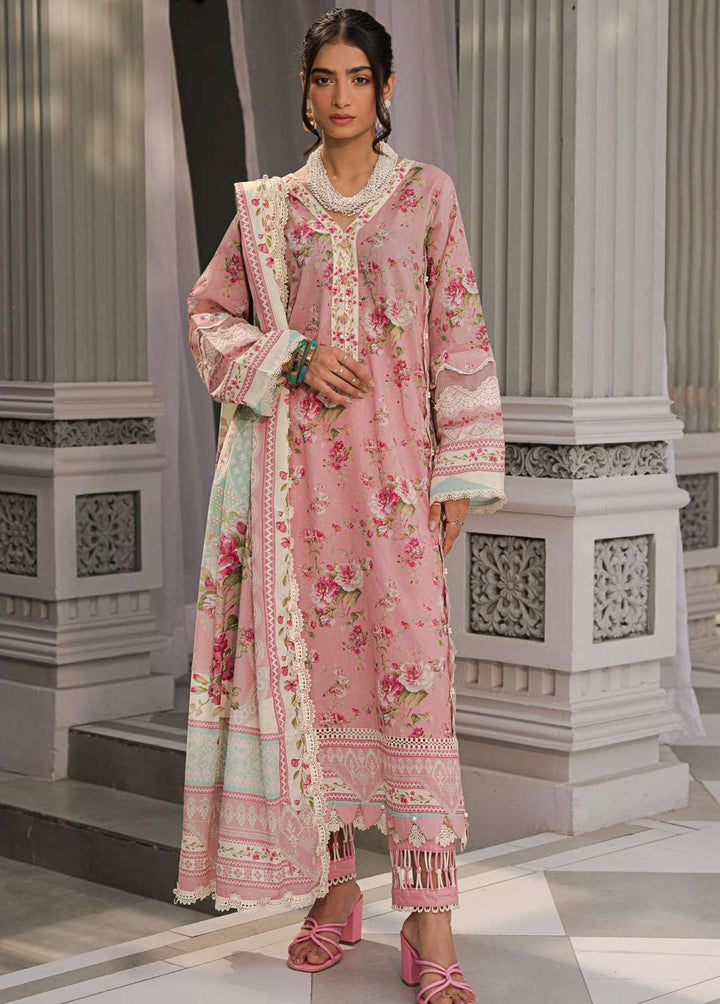 Elaf Printed Lawn Suits Unstitched 3 Piece EF23L EPP-07A - Summer Collection