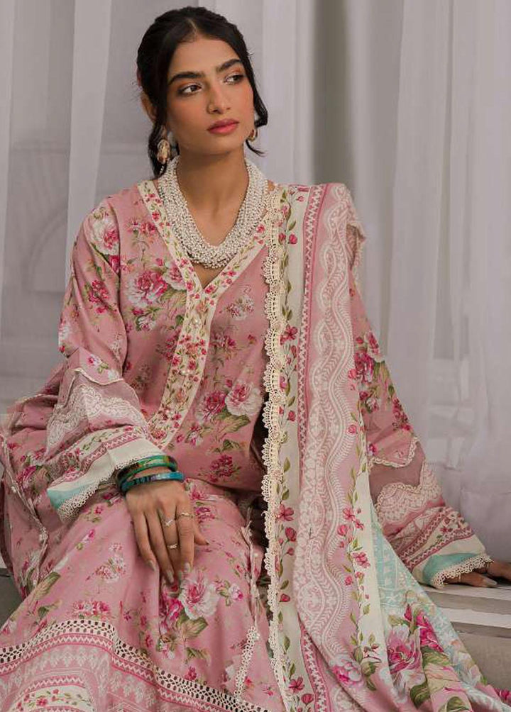 Elaf Printed Lawn Suits Unstitched 3 Piece EF23L EPP-07A - Summer Collection