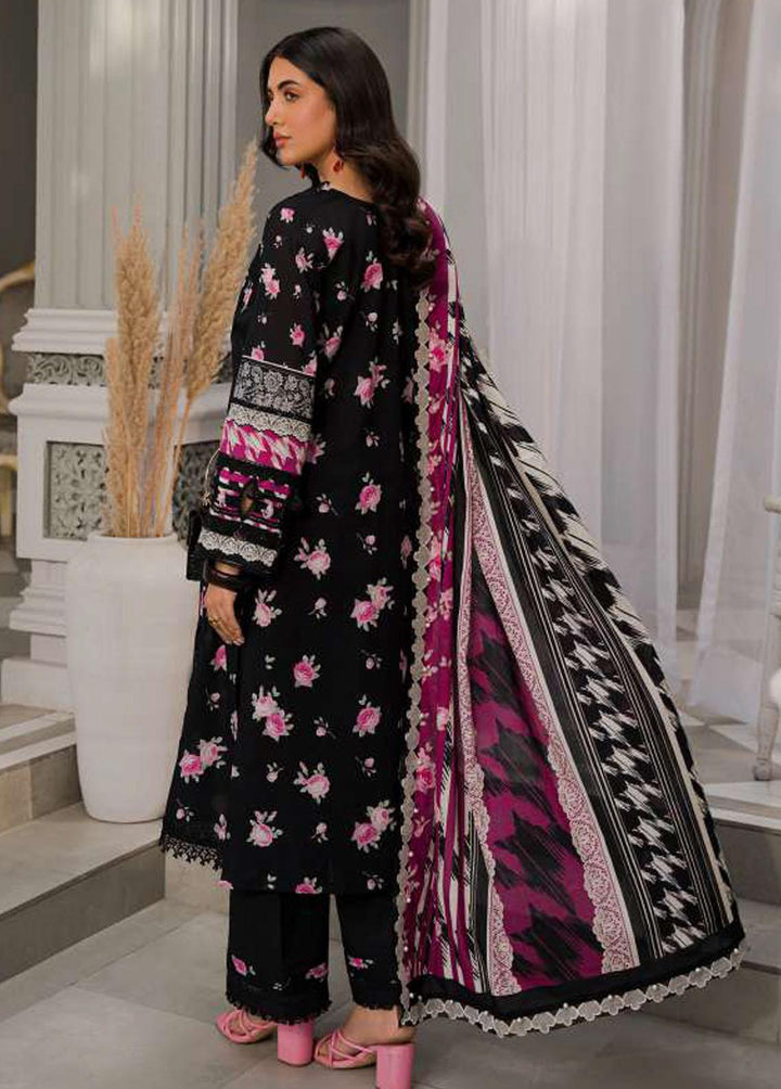 Elaf Printed Lawn Suits Unstitched 3 Piece EF23L EPP-08A - Summer Collection