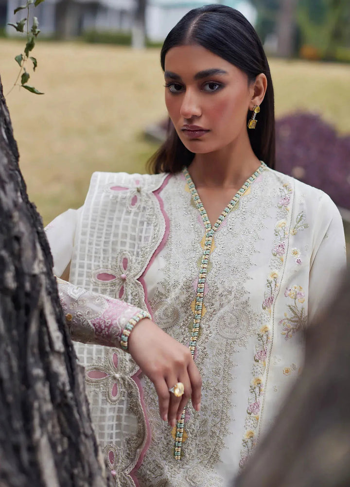 Elan Embroidered Lawn Suits Unstitched 3 Piece EL24L D-05A Neziha - Summer Collection