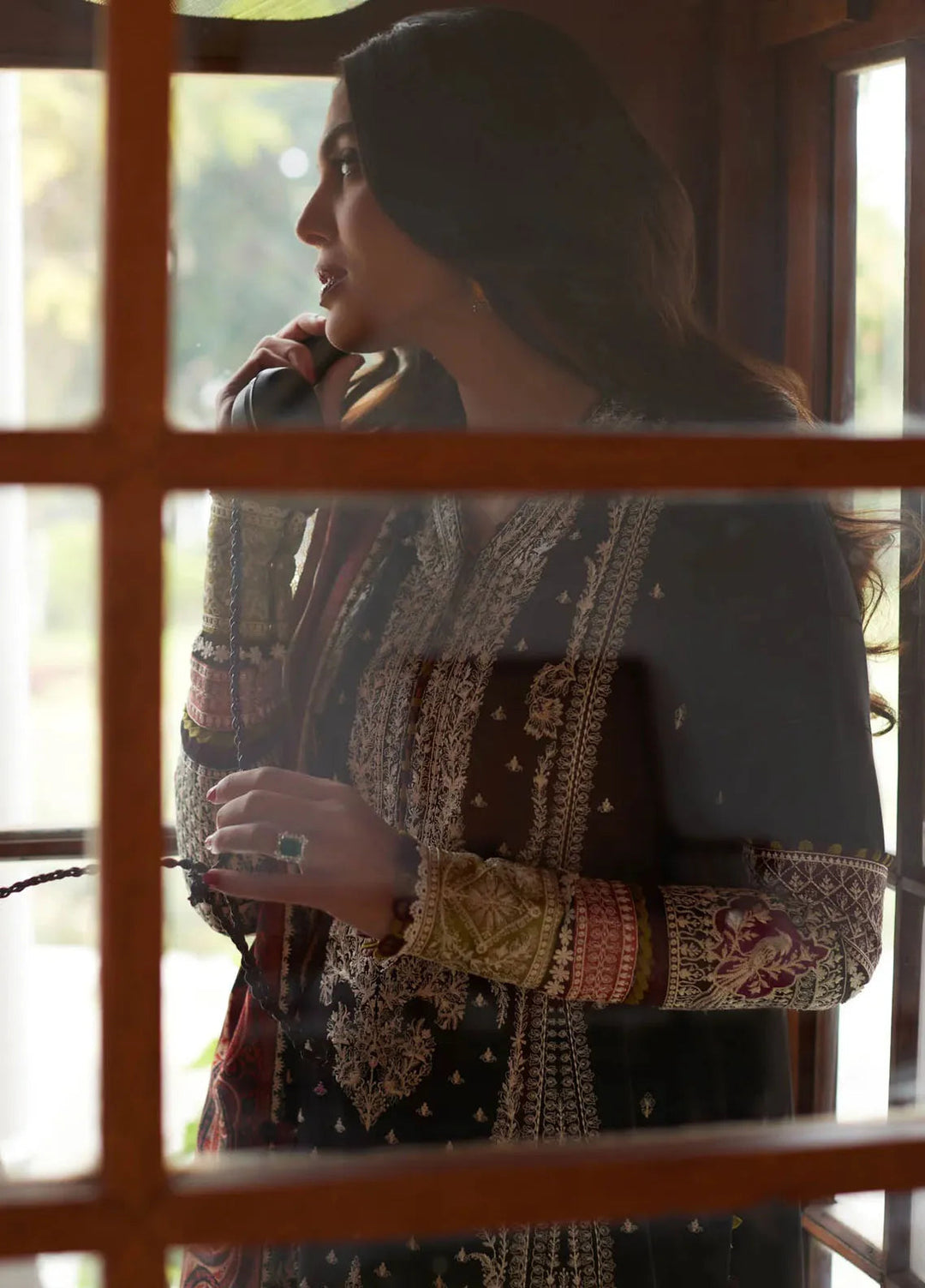 Elan Embroidered Lawn Suits Unstitched 3 Piece EL24L D-07A Sherine - Summer Collection