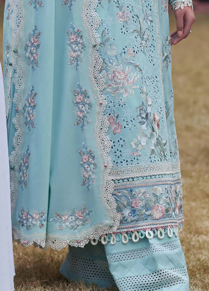 Elan Embroidered Lawn Suits Unstitched 3 Piece EL24L D-09B Aireen - Summer Collection