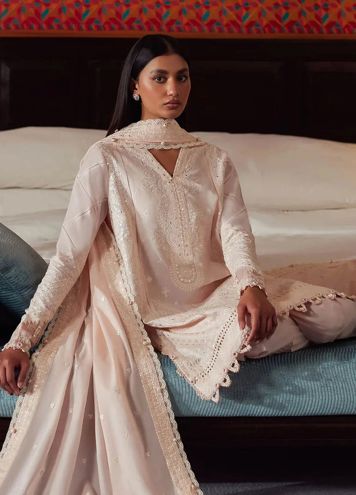 Elan Embroidered Lawn Suits Unstitched 3 Piece EL24L D-12B Zeina - Summer Collection