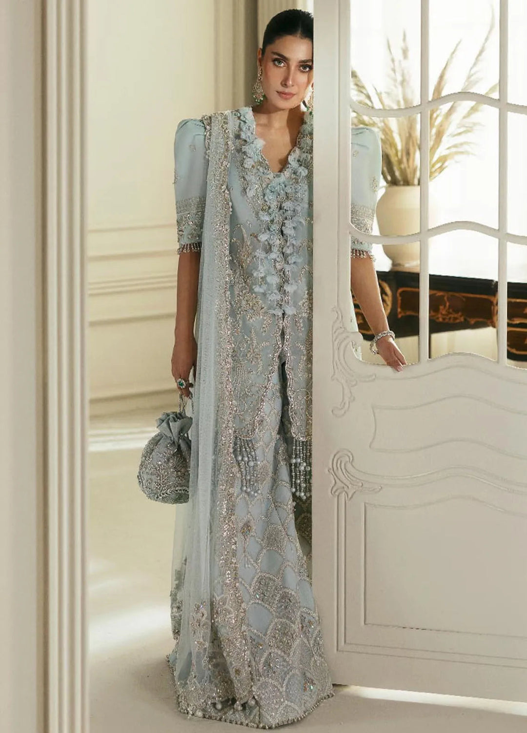 Elan Embroidered Suits Unstitched 3 Piece EC24-01 Ciel De Reve - Wedding Collection