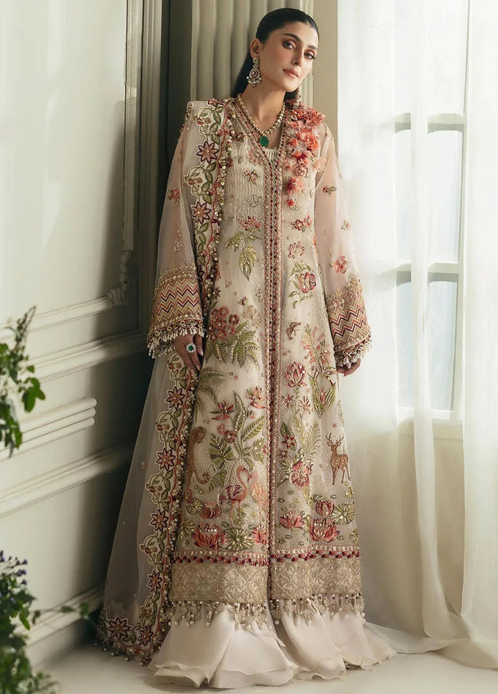 Elan Embroidered Suits Unstitched 3 Piece EC24-02 Botanical Bliss - Wedding Collection